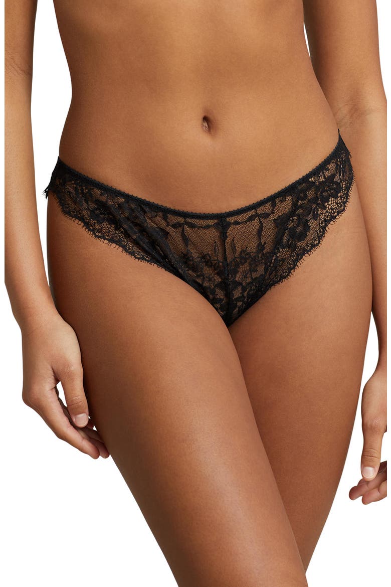 Lace Tanga, Main, color, ONYX