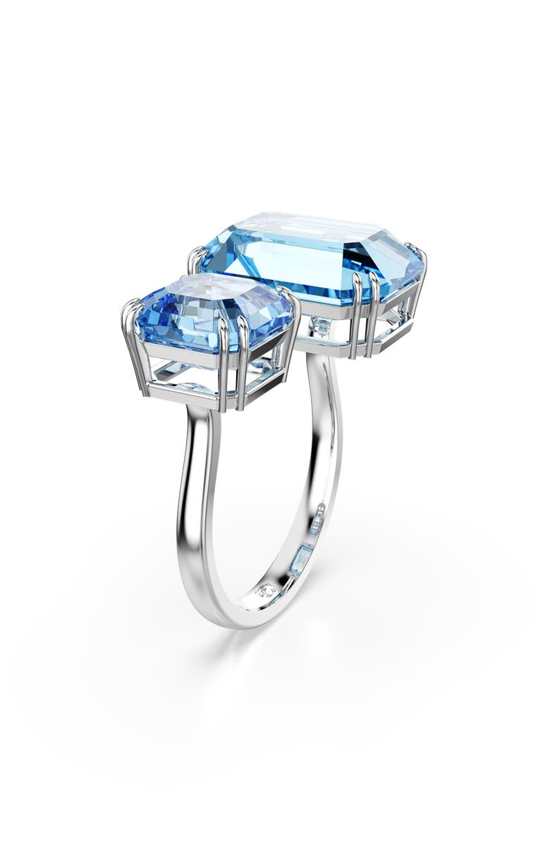 Swarovski Millenia Crystal Ring, Alternate, color, Blue