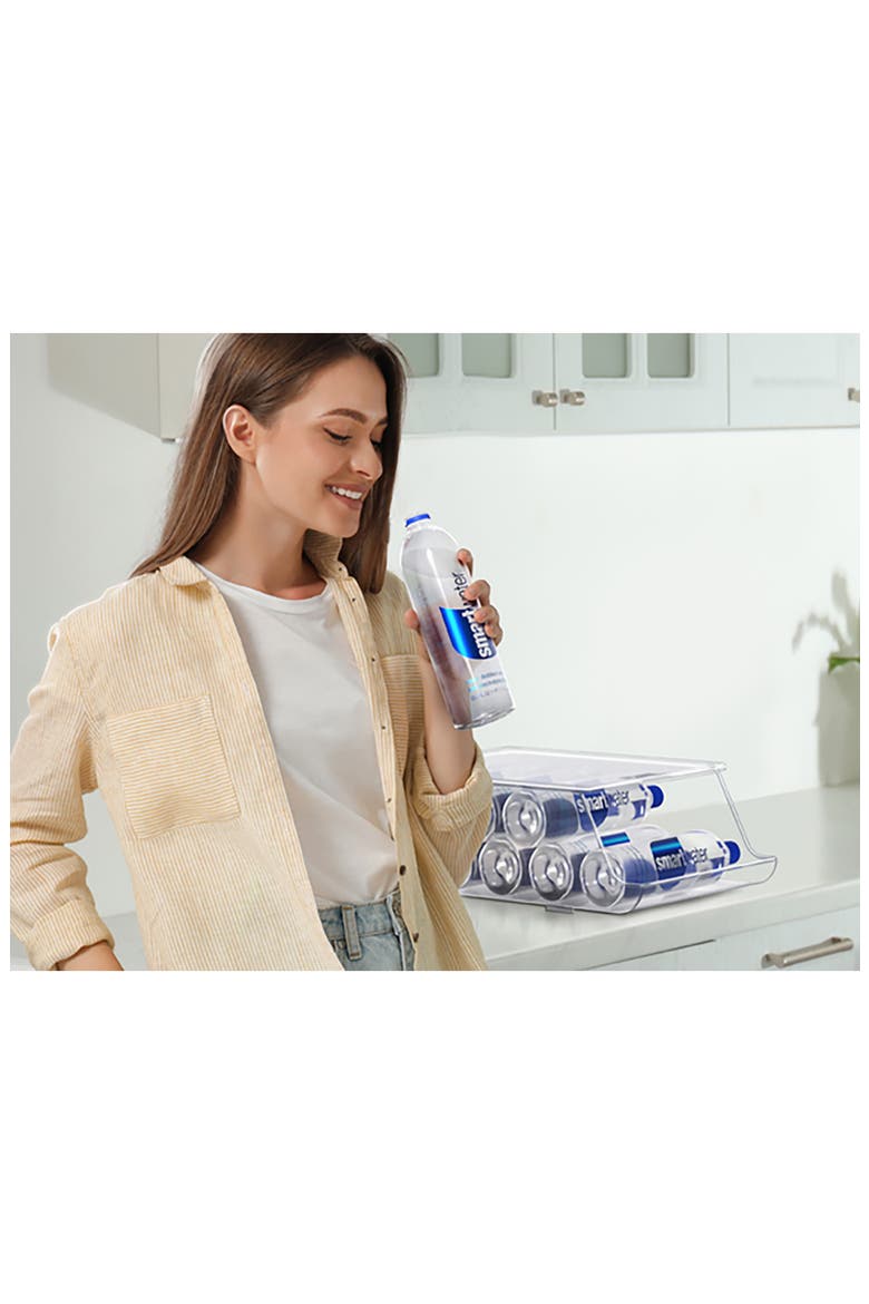 3-Piece Soda Can Organizer Set, Alternate, color, CLEAR