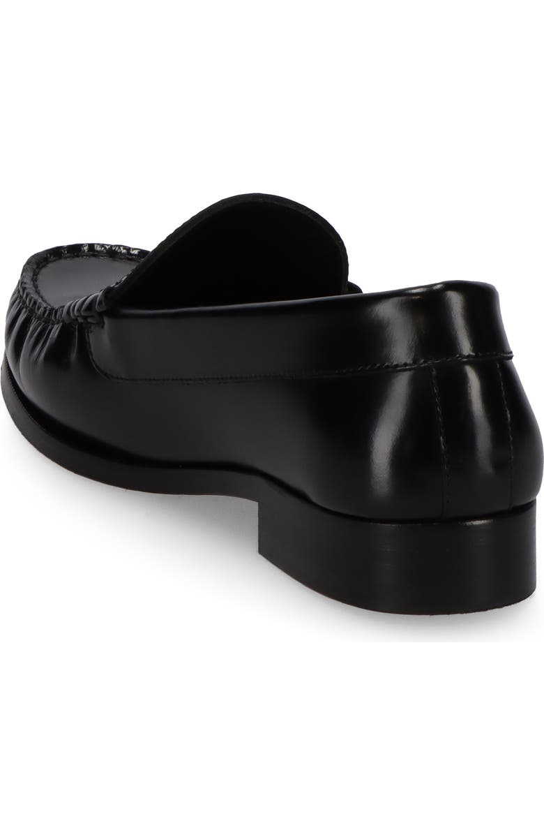 ALOHAS <p>Rivet Leather Loafer (Women)</p>, Alternate, color, Black