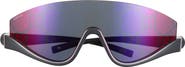 Gucci 99mm Polarized Shield Sunglasses