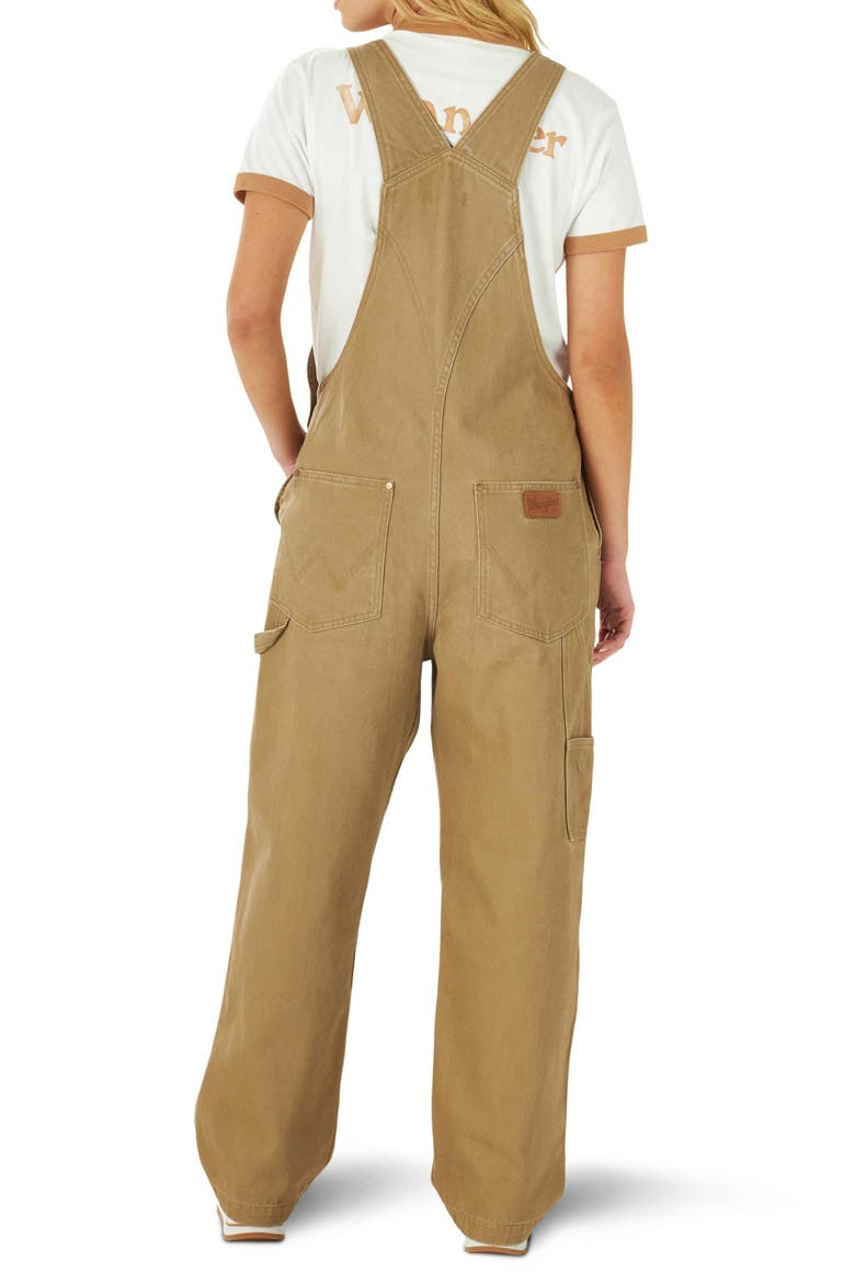 Cotton Canvas Overalls, Alternate, color, KELP