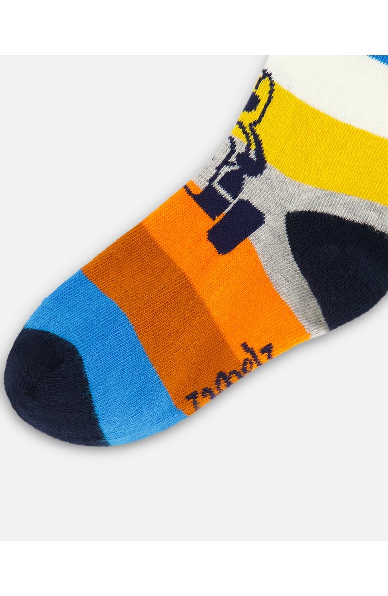 Deux par Deux Boy's Socks Multi Stripe, Alternate, color, 