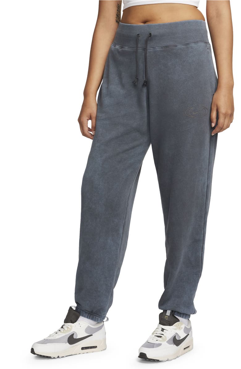 Nike Phoenix High Waist Fleece Sweatpants, Main, color, 