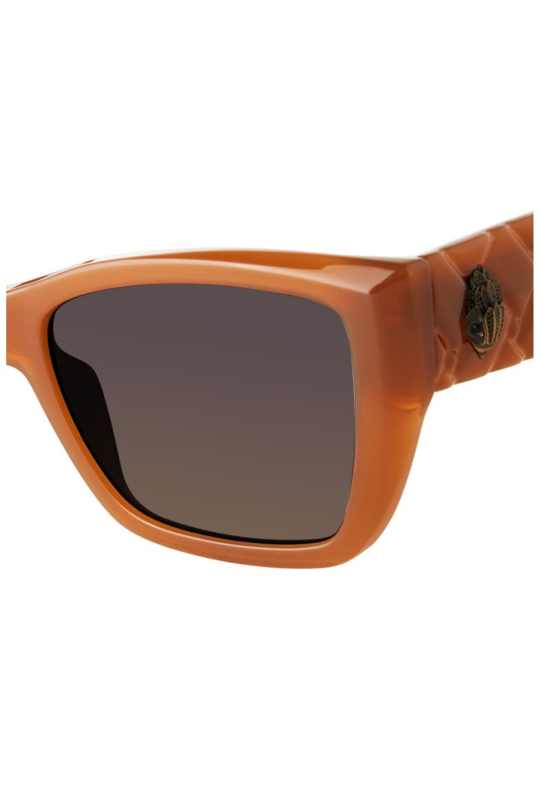 Kensington 54mm Gradient Rectangular Sunglasses, Alternate, color, BROWN/ BROWN GRADIENT
