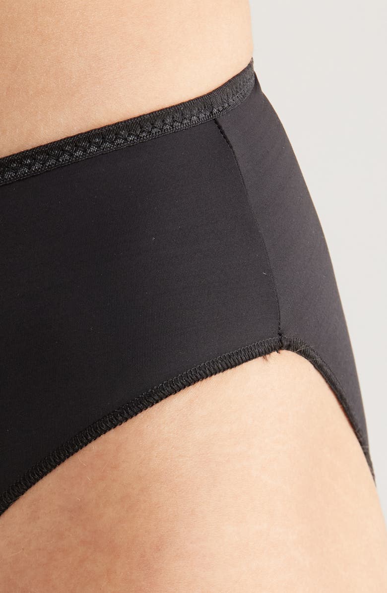 Simone Perele Andora High Waist Briefs, Alternate, color, Black