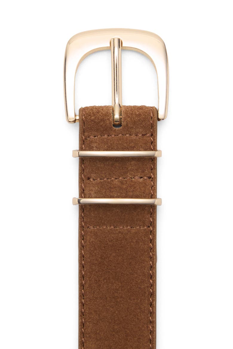 Suede Belt, Alternate, color, BROWN