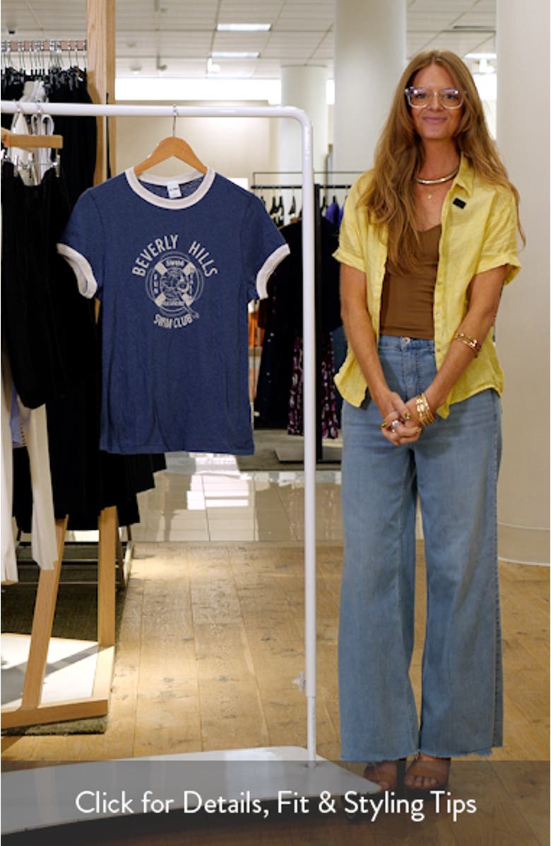 '60 Slim Graphic Ringer T-Shirt, sales video thumbnail