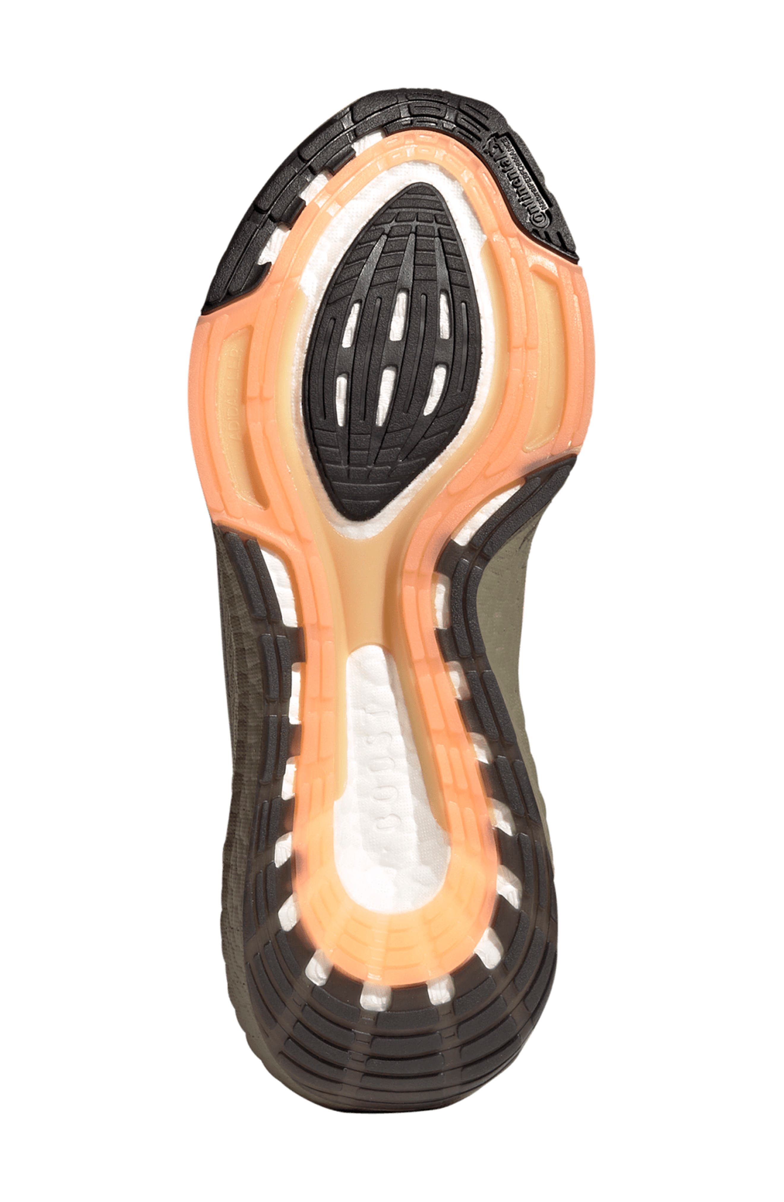 Ultraboost 22 Running Shoe, Alternate, color, ORBIT GREEN/ GREY/ ORANGE