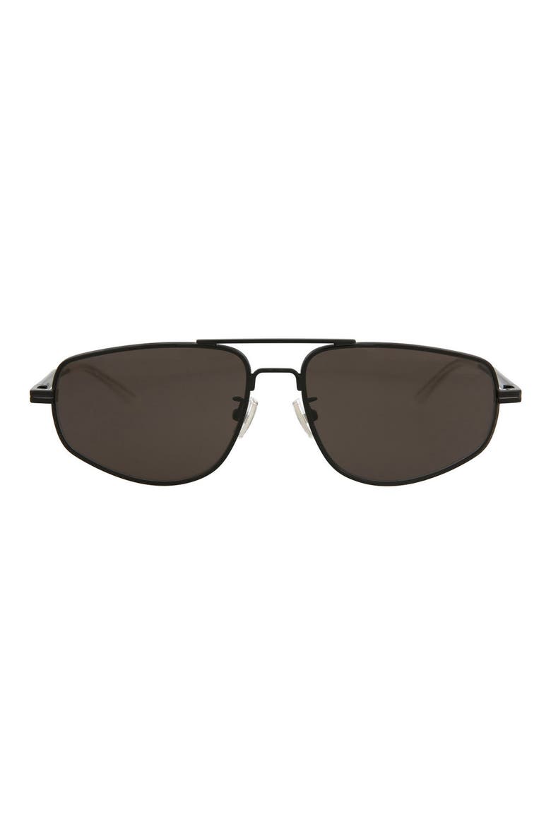 Aviator Sunglasses, Main, color, BLACK GREY