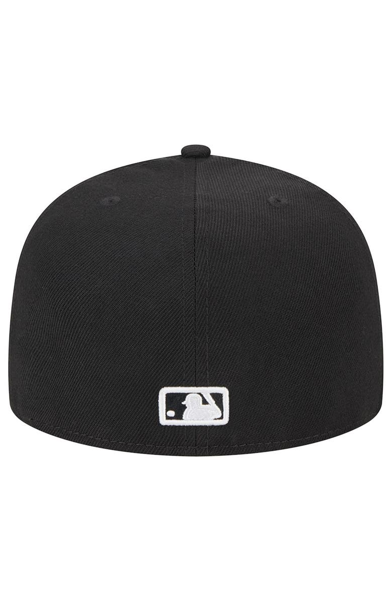 New Era Men's New Era Black New York Mets Jersey 59FIFTY Fitted Hat, Alternate, color, 