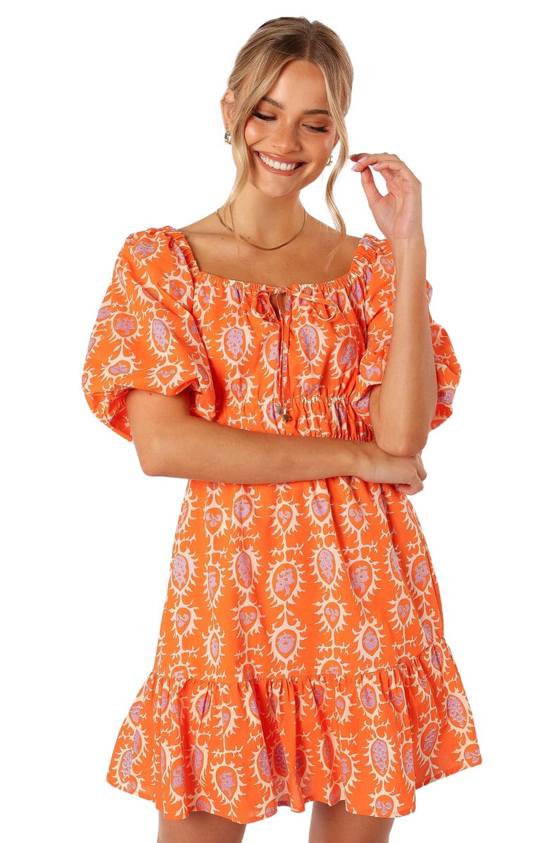 Petal & Pup Carmen Print Minidress, Alternate, color, 