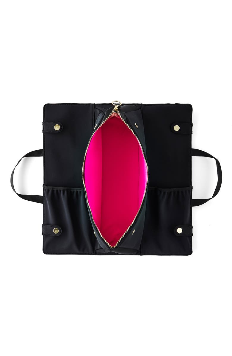 KUSSHI Hair Tools Bag, Alternate, color, Black/ Pink