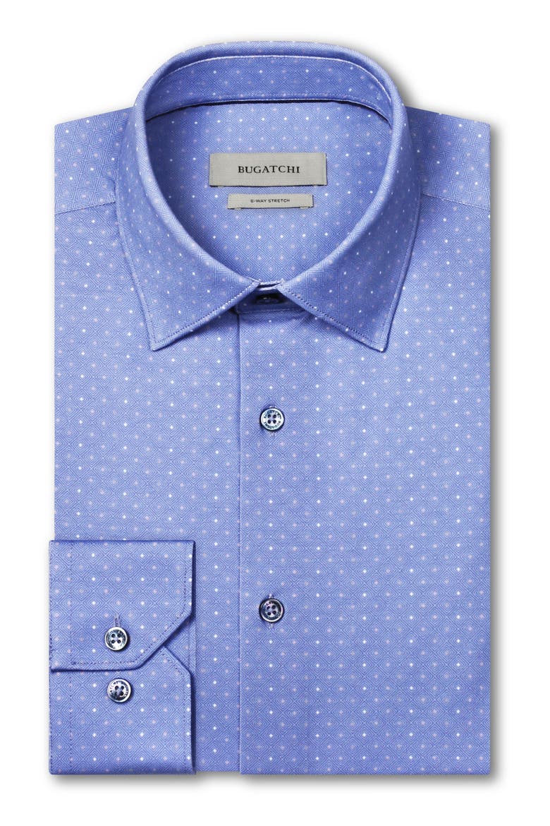 James OoohCotton® Geo Print Button-Up Shirt, Alternate, color, ORCHID