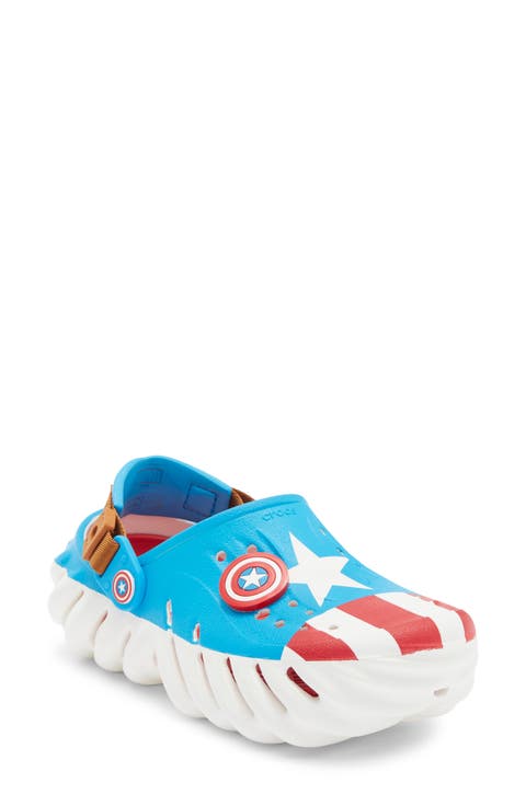 Kids' Captain America Echo Clog (Toddler, Little Kid & Big Kid)