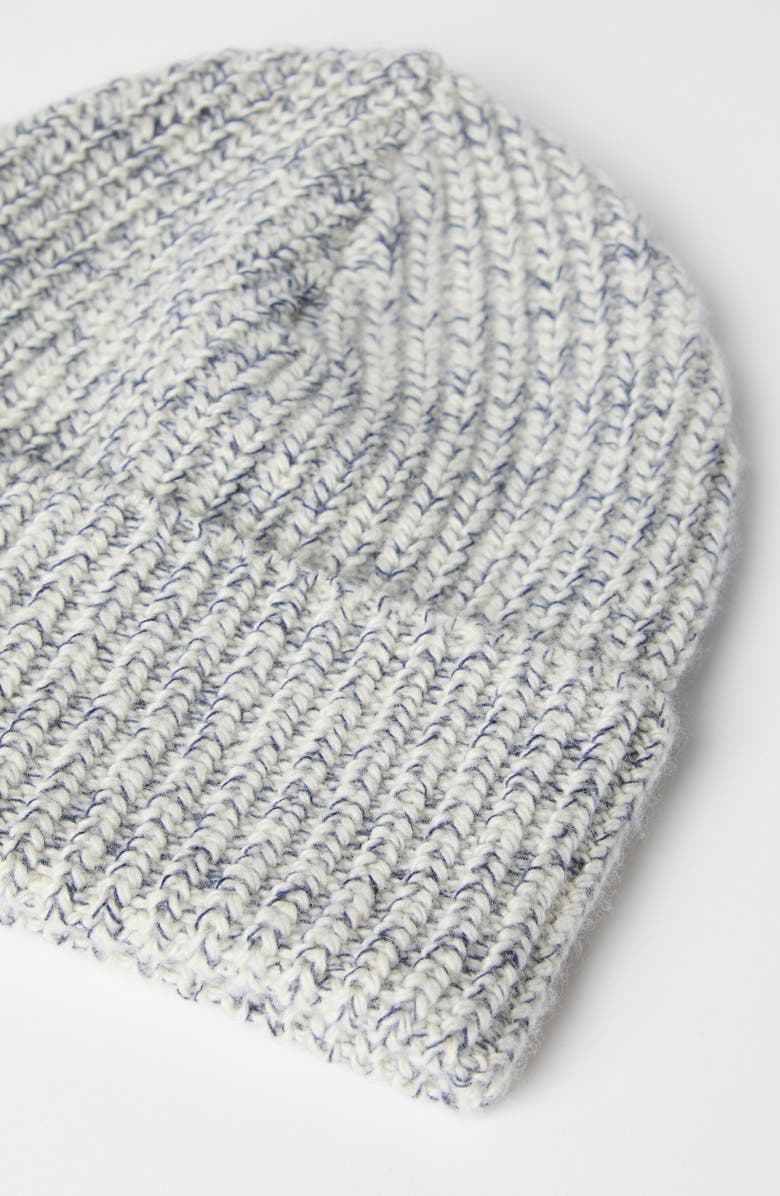 Brunello Cucinelli Cashmere rib knit beanie, Alternate, color, Azure