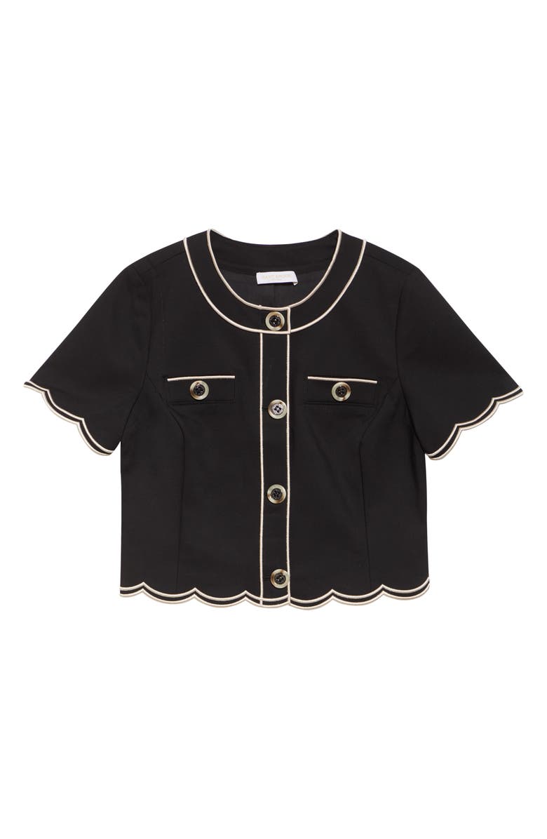 Ramy Brook Sandra Crop Woven Shirt, Alternate, color,