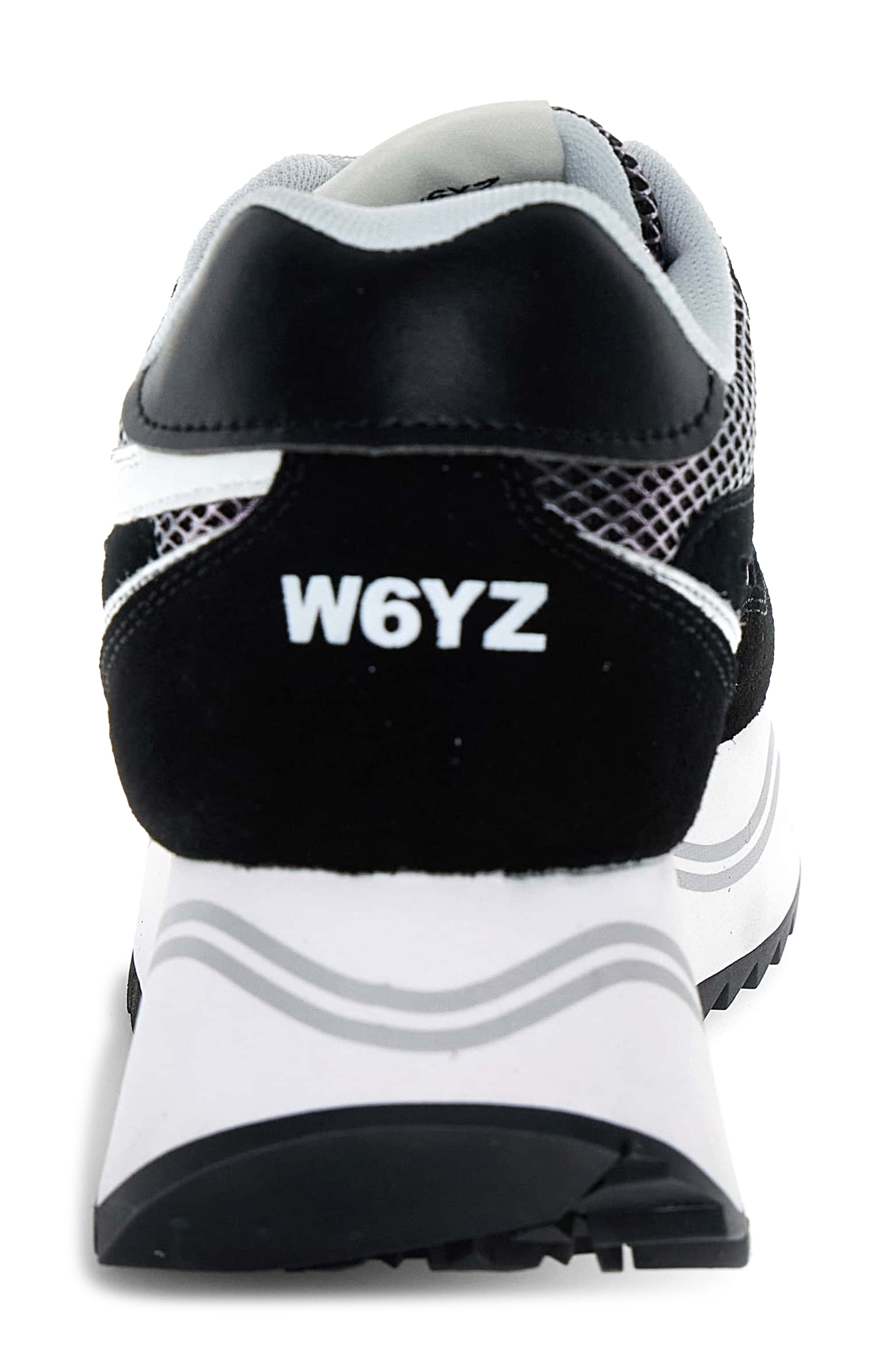 W6YZ Deva Sneaker, Alternate, color, Black White
