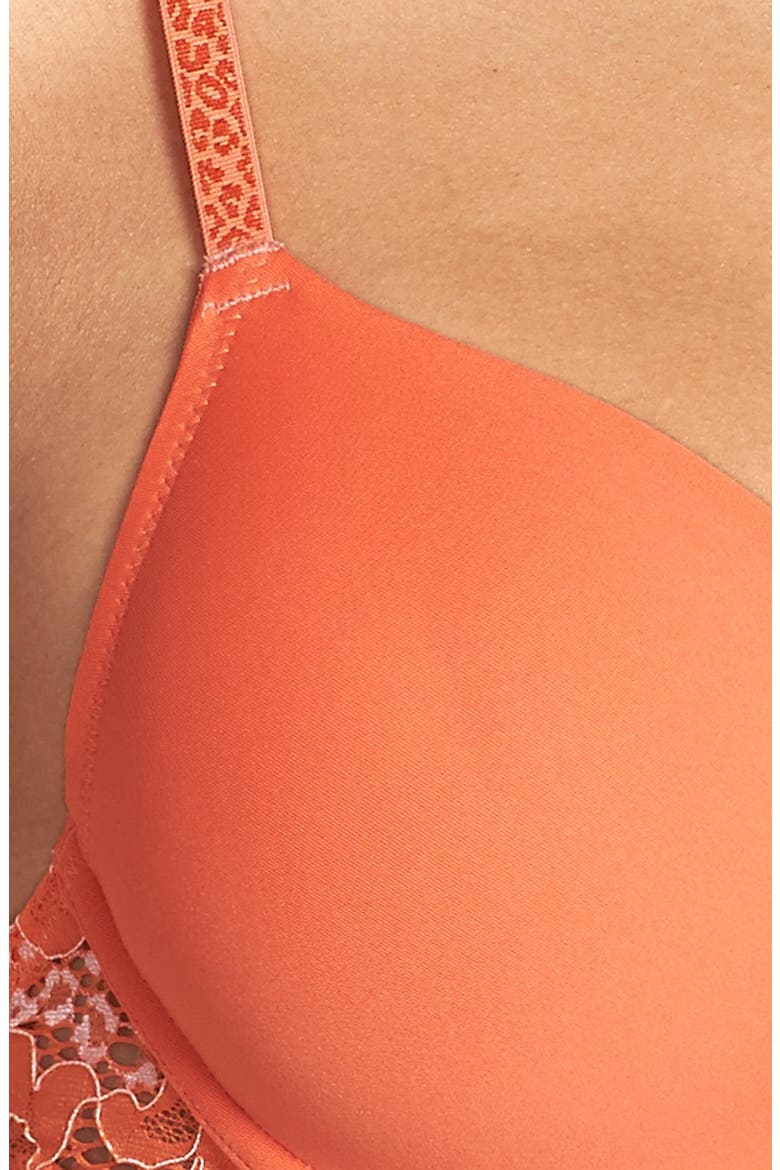 'Maya' Contour Underwire Bra, Alternate, color, ORANGINA BLUSH