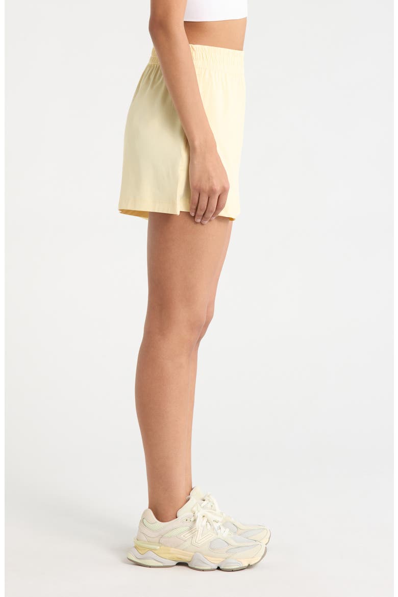Atlas High Waist Daily Shorts, Alternate, color, YELLOW FLAN