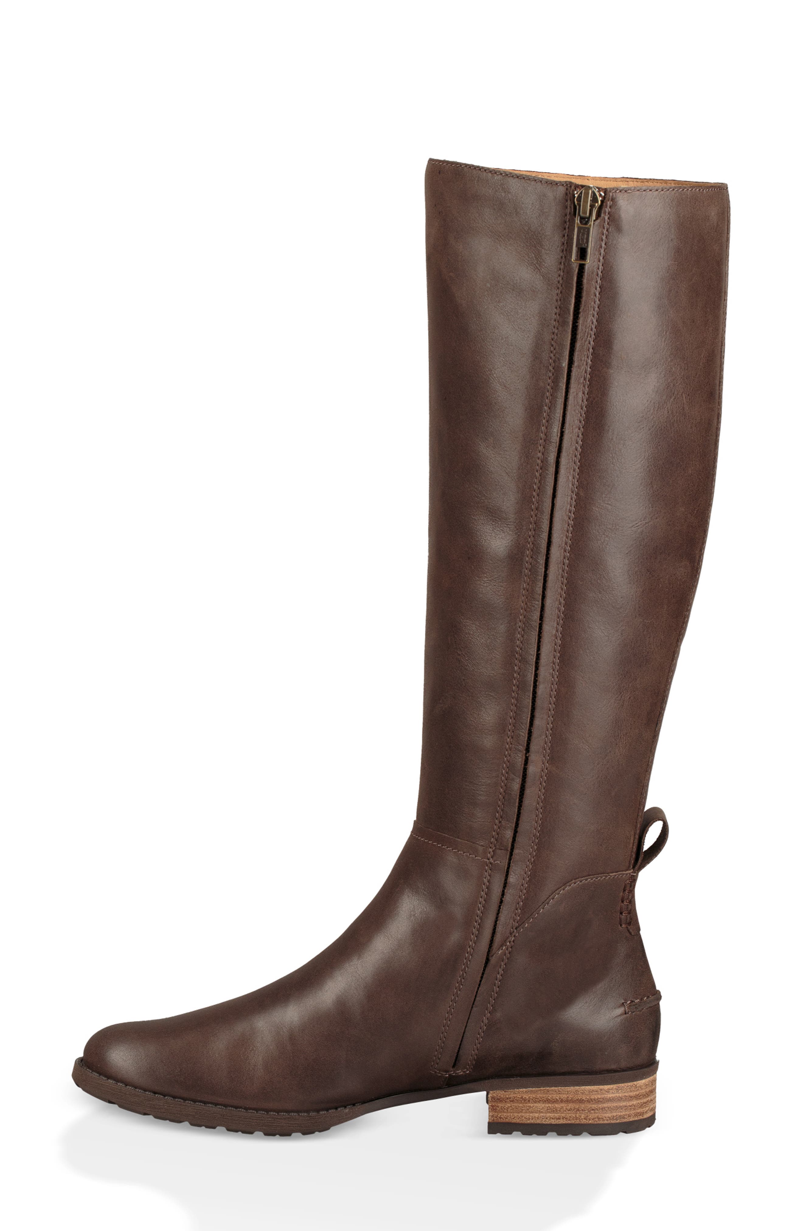 UGG<sup>®</sup> Leigh Knee High Riding Boot, Alternate, color, 