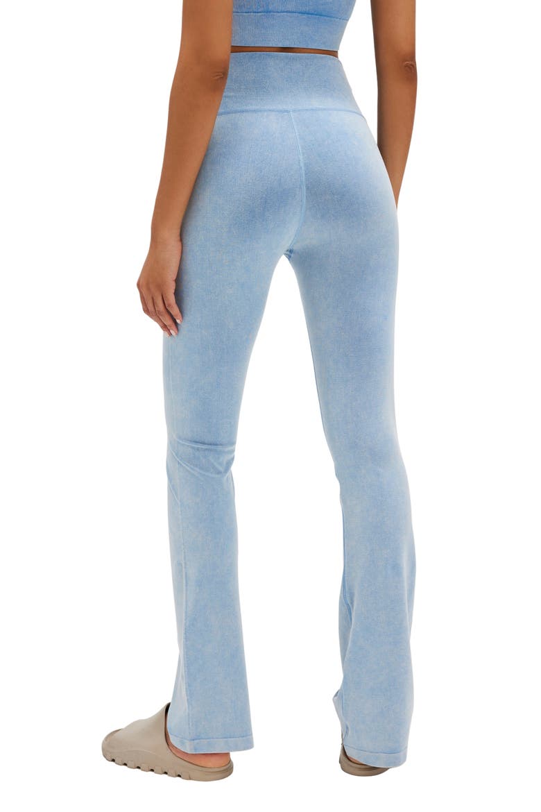 FP Movement Go to Smooth Flare Leggings, Alternate, color, WASHED DENIM BLUE