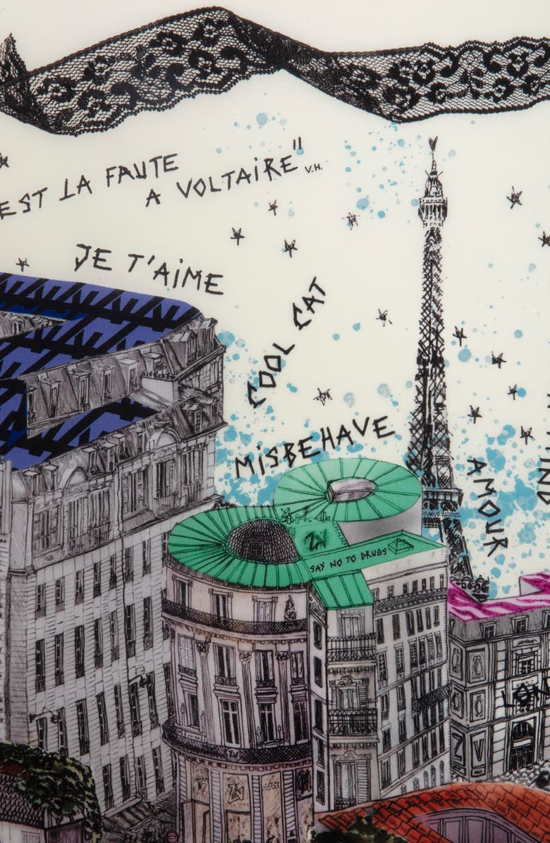 Zadig & Voltaire Blondie Zadigcity Silk Scarf, Alternate, color,