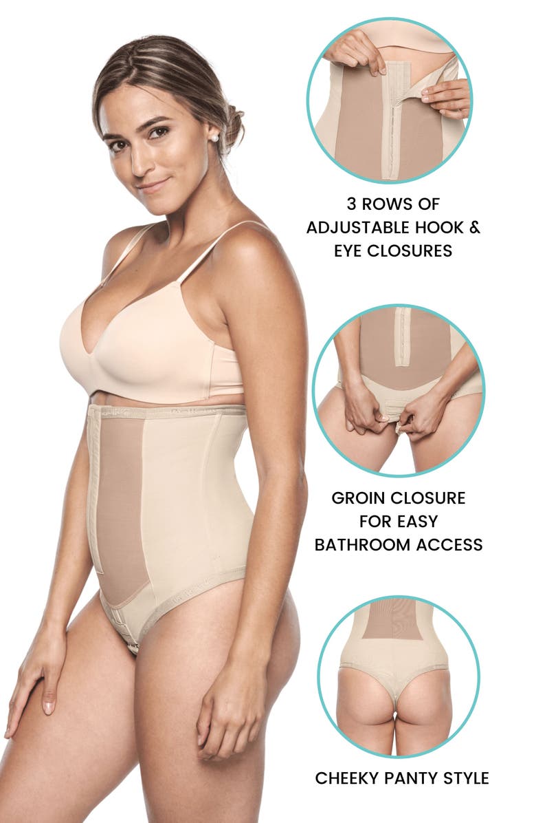 Bellefit Postpartum Cheekster Corset Girdle, Alternate, color, 