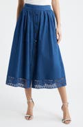 Elie Tahari The Laylee Denim Skirt