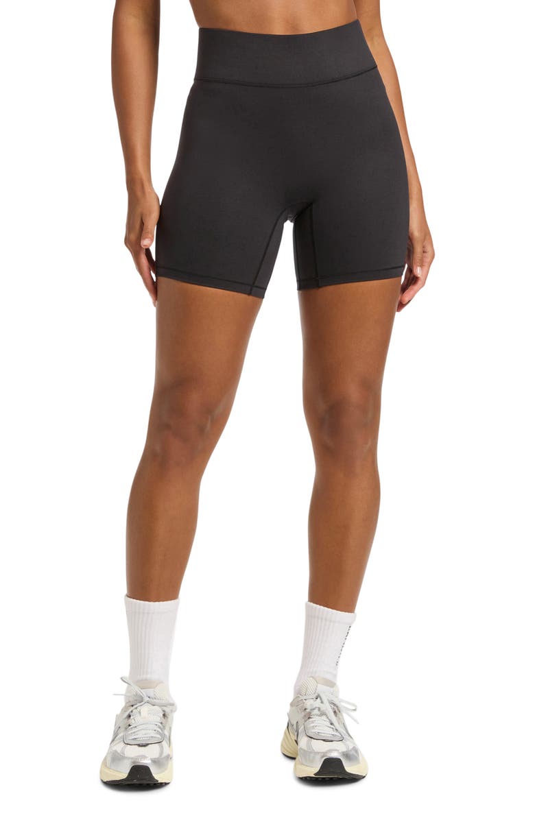 BANDIER Center Stage High Waist Bike Shorts, Main, color, 
