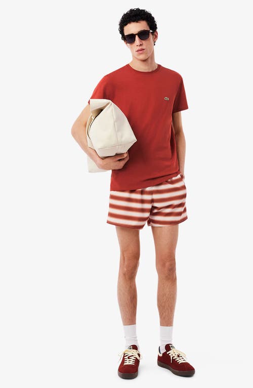 Lacoste Pima Cotton T-shirt In Red