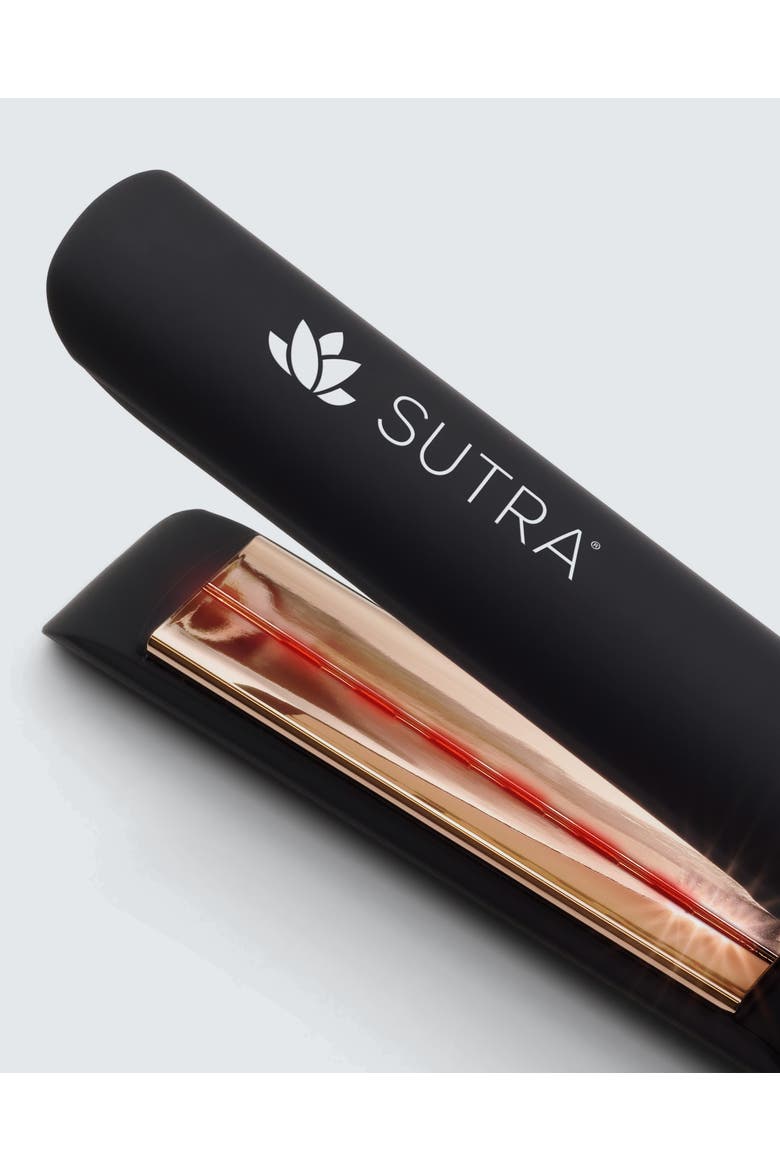 IR2 Infrared Flat Iron - 1", Alternate, color, Black With Rose Gold