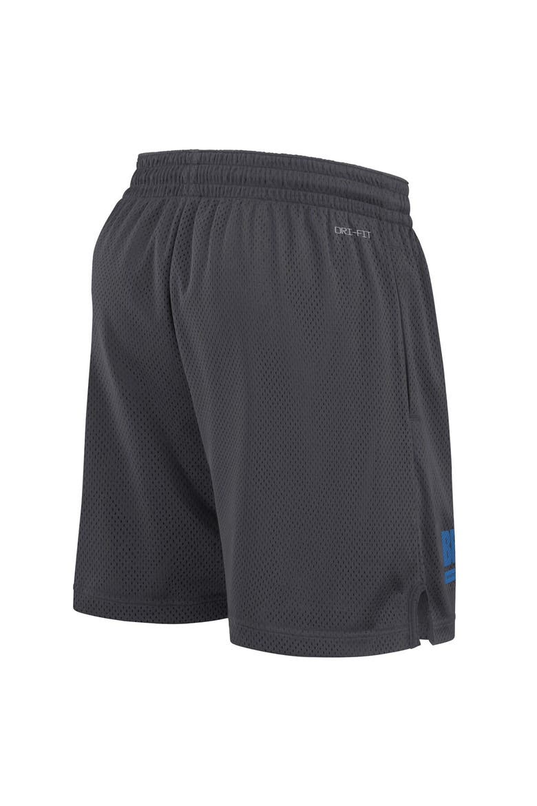 Men's Jordan Brand Anthracite UCLA Bruins 2024 Sideline Performance Mesh Shorts, Alternate, color, Anthracite