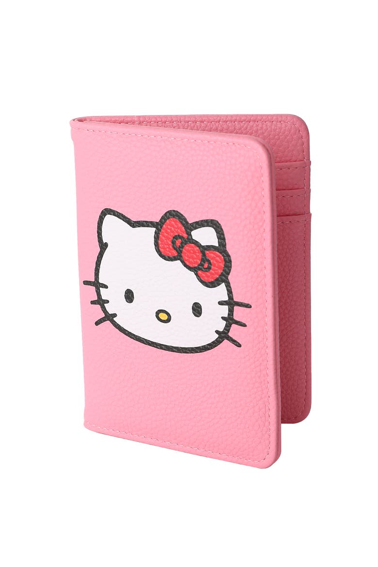 Pink Pebbled Travel Passport Holder, Alternate, color, Pink