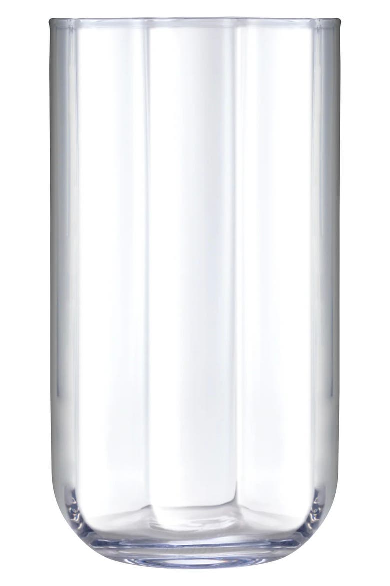Jazz 15.25 oz. Beverage/Hiball Glasses, Set of 4, Main, color, CLEAR