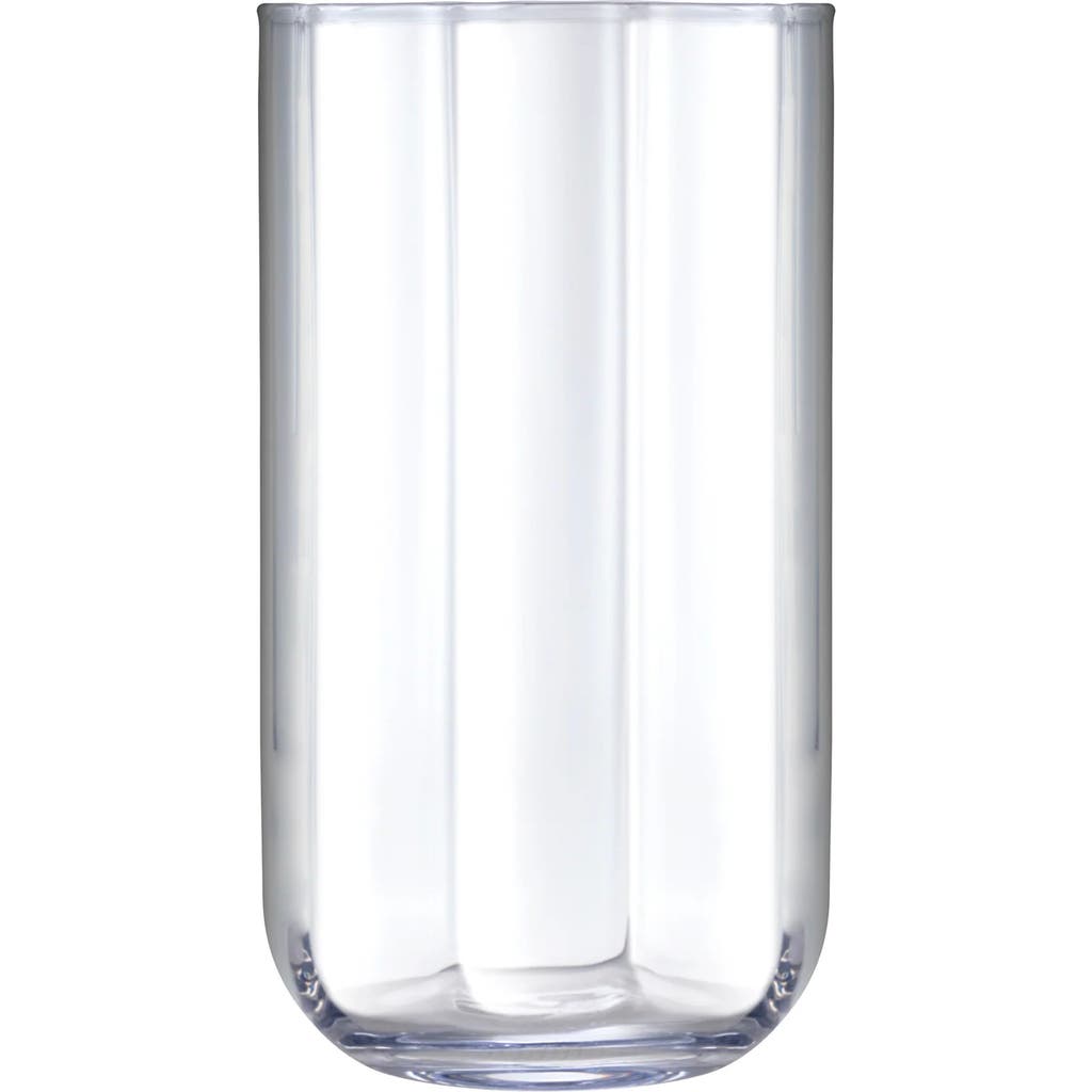 Luigi Bormioli Jazz Set Of 4 Long Drink Highball Glasses In Transparent