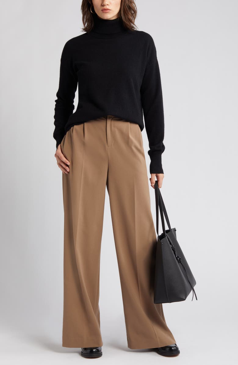 Nordstrom Cashmere Turtleneck Sweater, Main, color,