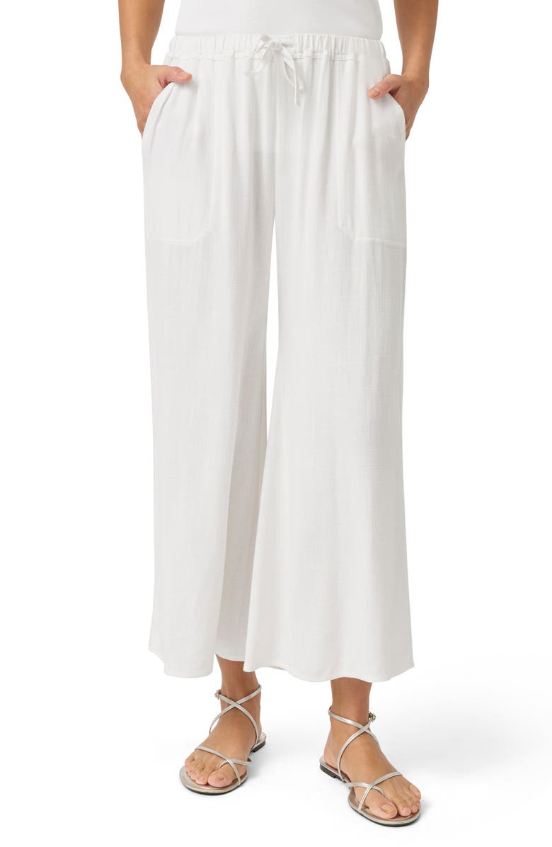 Splendid Coastal Crop Wide Leg Pants, Main, color, White