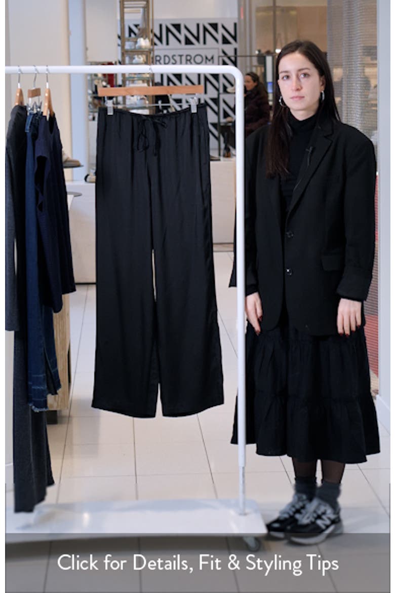 Damani Wide Leg Drawstring Pants video