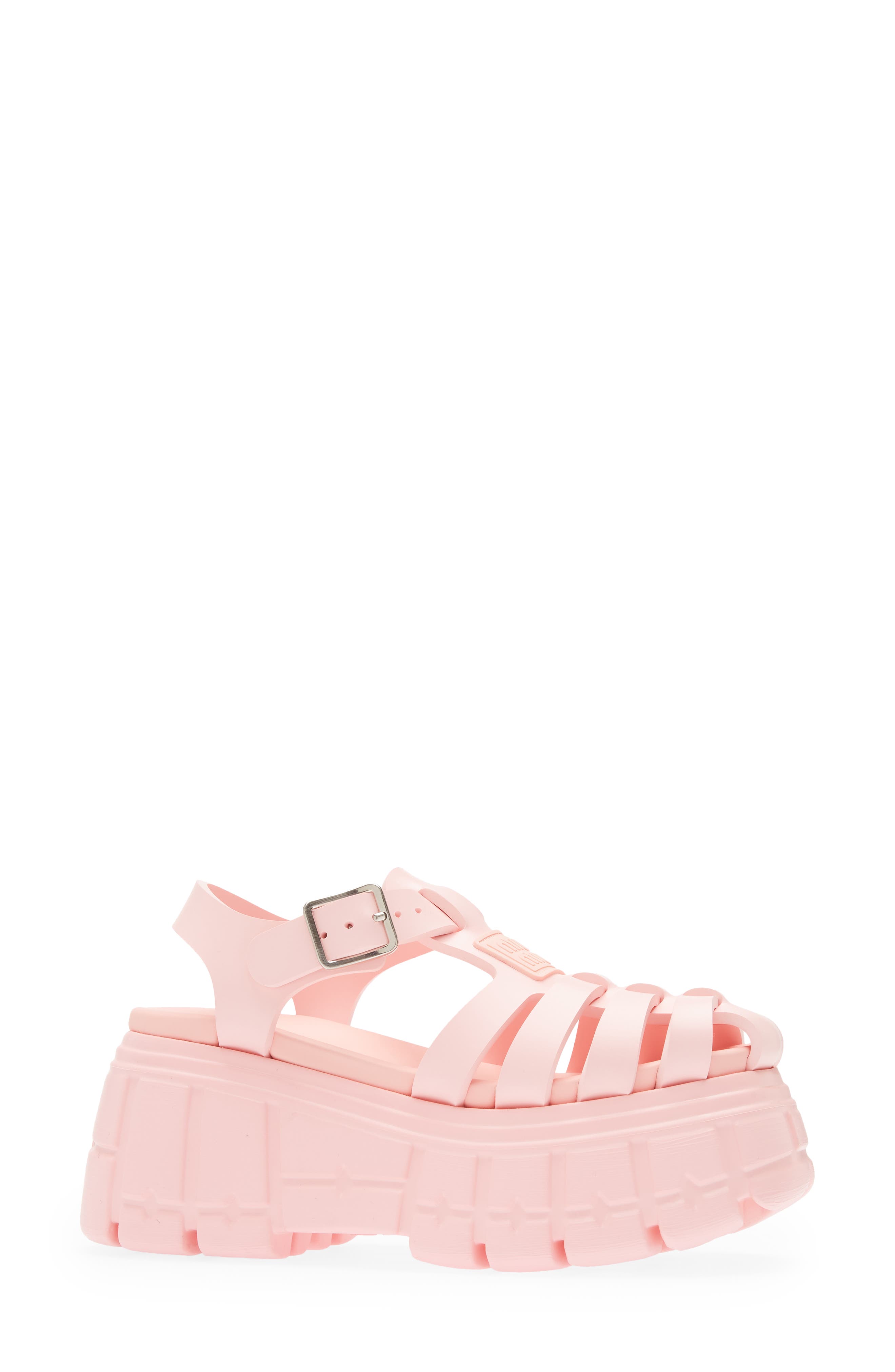 Tire Platform Fisherman Sandal, Alternate, color, ROSA
