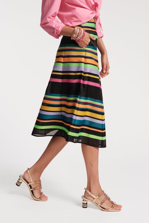 FRANCES VALENTINE FRANCES VALENTINE MERCER STRIPED MAXI SKIRT