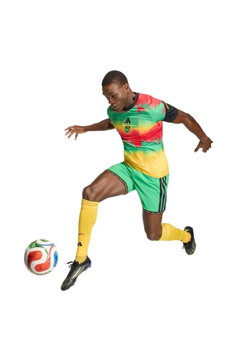 Men's adidas Green Jamaica National Team 2026 Pre-Match Training Jersey, Alternate, color, Green