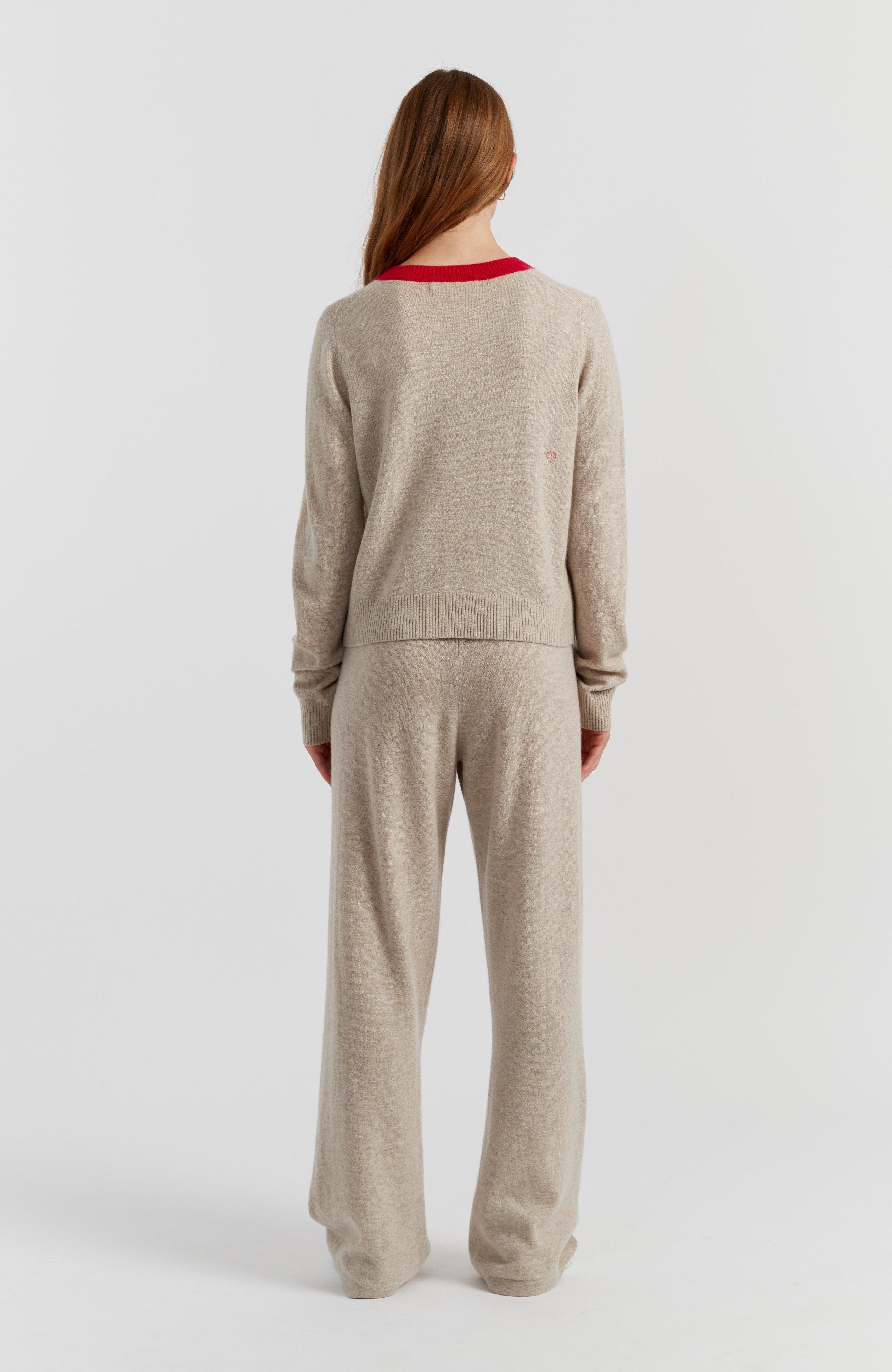 Miffy Peek-Placket Wool-Cashmere Sweater - image 4