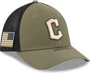 New Era Men's New Era Olive Cleveland Guardians 2026 Armed Forces Day 39THIRTY M-Crown Flex Hat