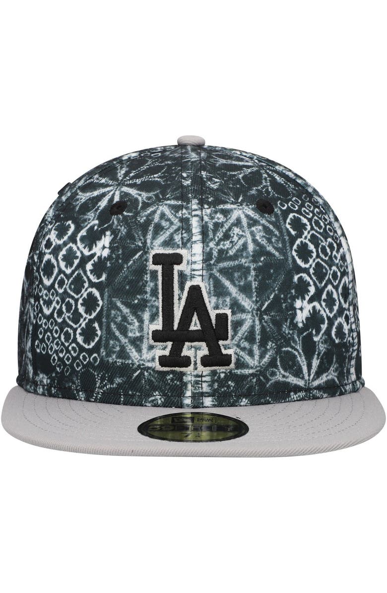 New Era Men's New Era Black Los Angeles Dodgers Sands 59FIFTY Fitted Hat, Alternate, color, Black