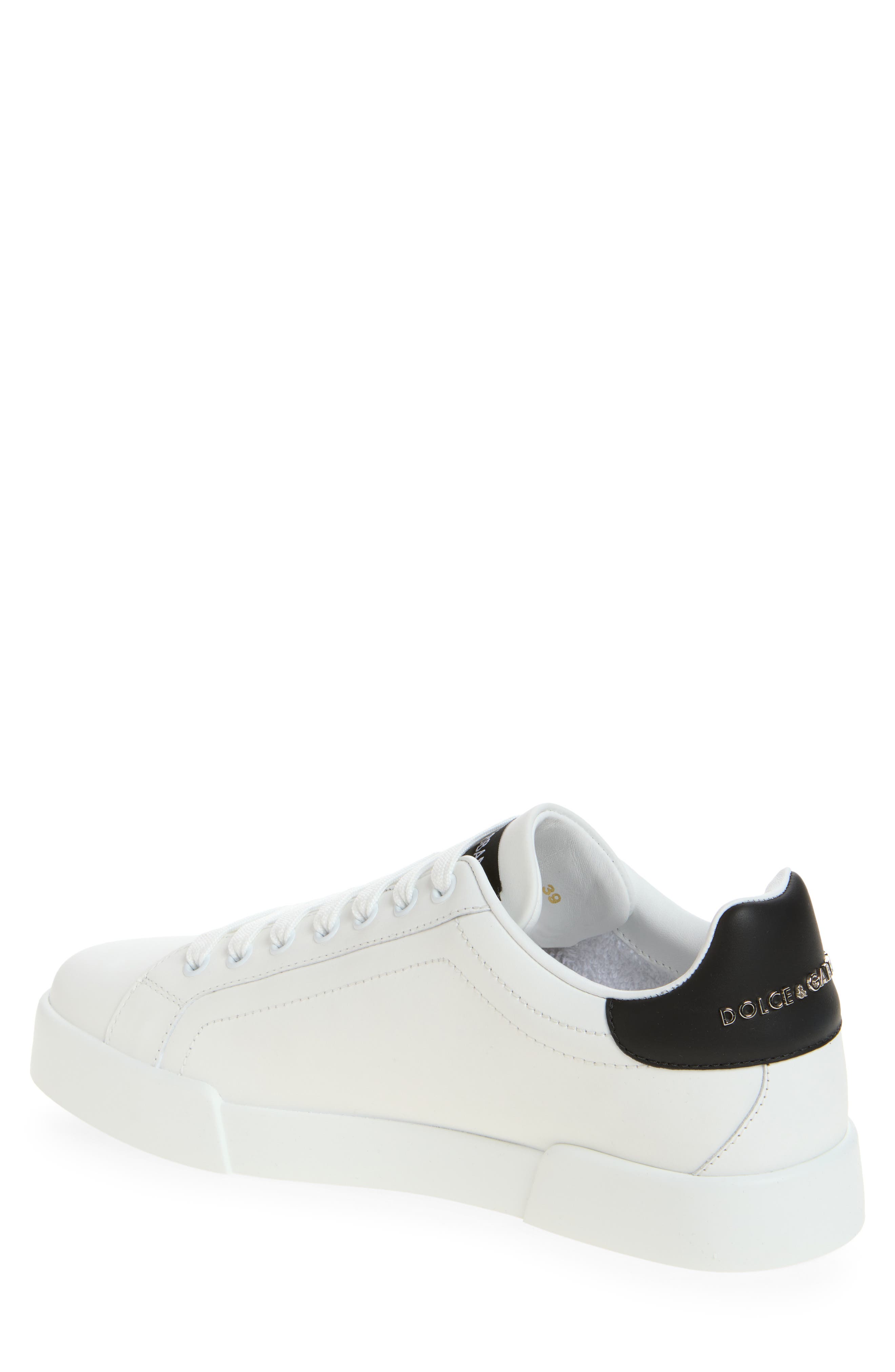 DG Low Top Sneaker, Alternate, color, WHITE/ BLACK