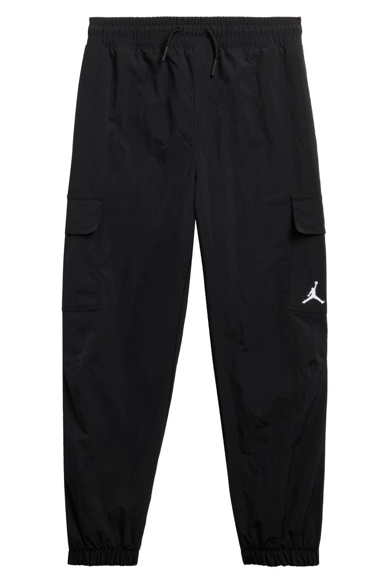 Kids' Double Cargo Pants, Main, color, BLACK
