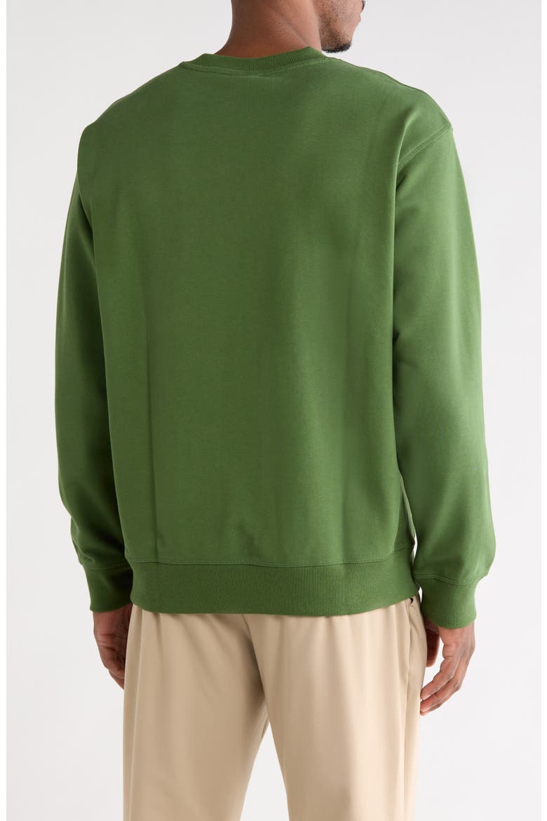 Athletics Cotton French Terry Sweatshirt, Alternate, color, DARK ALPINE GREEN