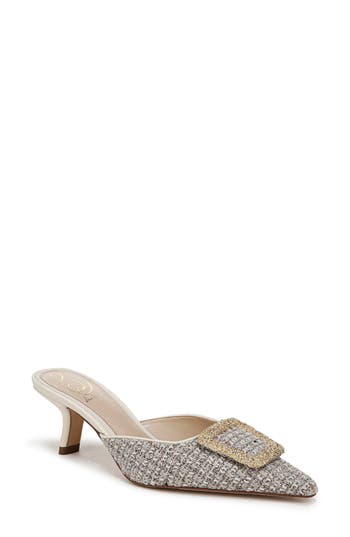 Sam Edelman Brit Pointed Toe Mule In White