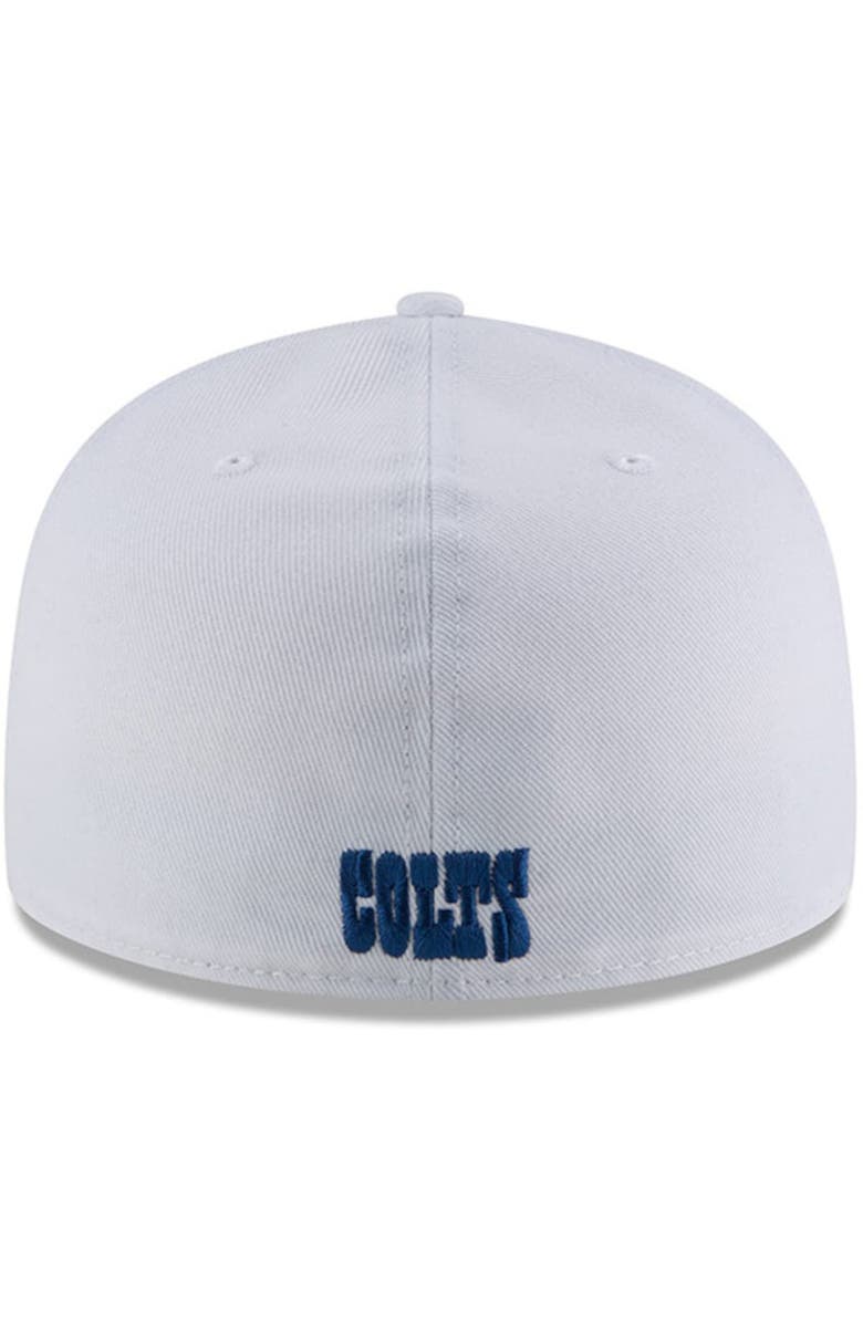 New Era Men's New Era White Indianapolis Colts Omaha 59FIFTY Fitted Hat, Alternate, color, 